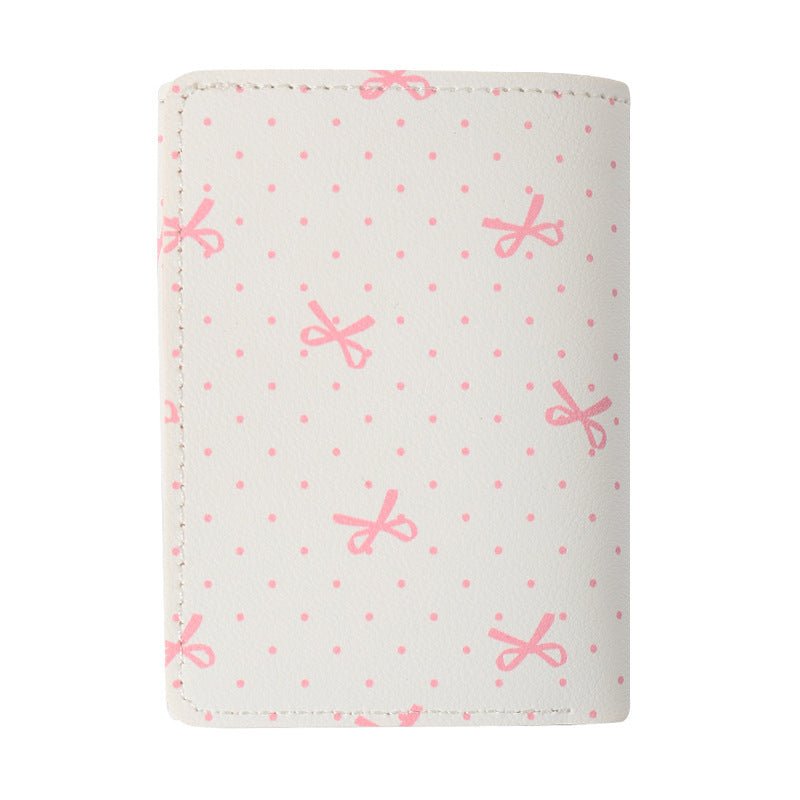 Butterfly-patterned Short Style Three-fold Wallet Multifunction $19.00 Dana Fashion Color: Beige Dots Rose Women's Bags Product information: Color: beige dot rose, pink rose, simple pen rose, black dot Rose Function: waterproof, wear-resistant, and storab