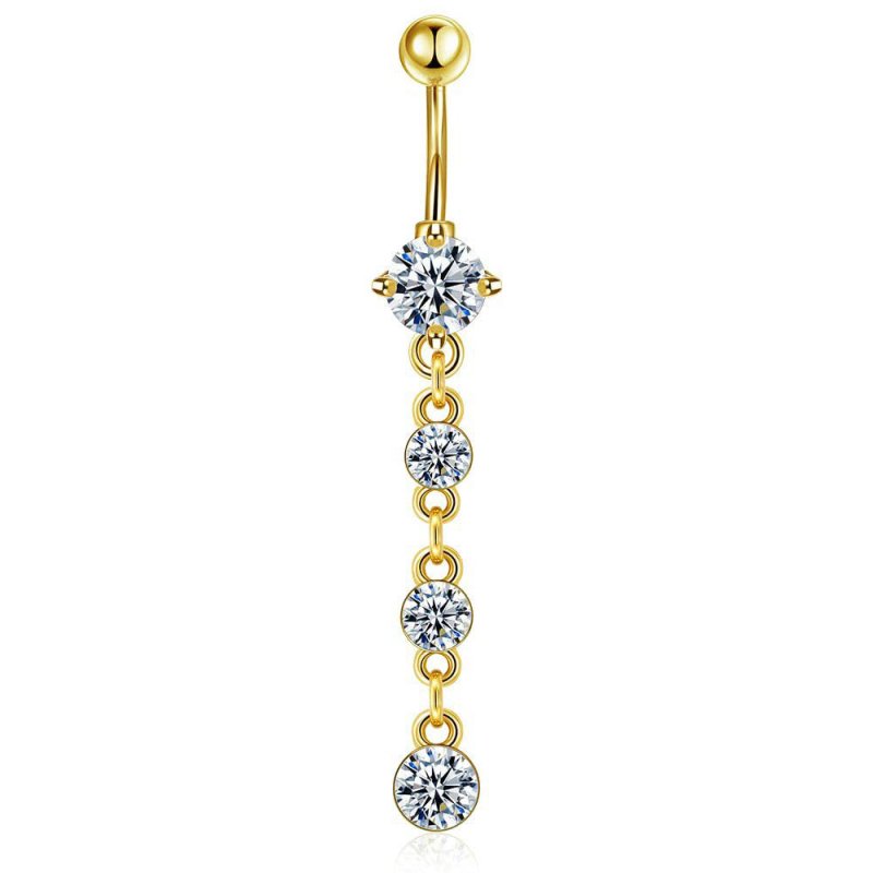 Butterfly Stainless Steel Plus Copper Parts Piercing Jewelry $13.00 Dana Fashion Color: Gold With Diamond Women's Accessories Product information: Type: navel decoration Treatment Process: Electroplating Color: four diamonds-silver, four diamonds-gold, fo