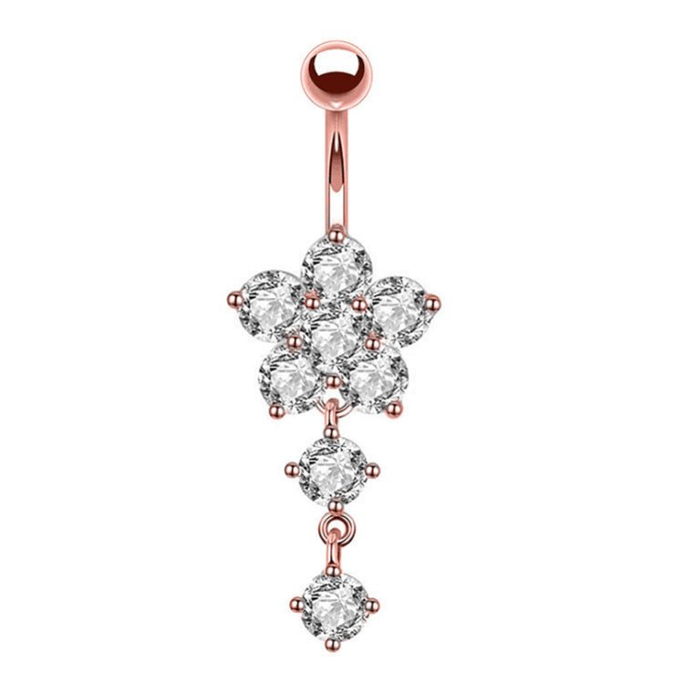 Butterfly Stainless Steel Plus Copper Parts Piercing Jewelry $13.00 Dana Fashion Color: SUNFLOWER Rose Gold Women's Accessories Product information: Type: navel decoration Treatment Process: Electroplating Color: four diamonds-silver, four diamonds-gold,