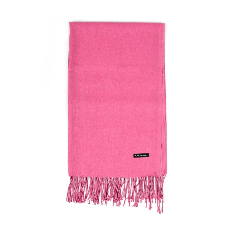 Annual Meeting Warm Cashmere Tassel Scarf - DanaFashionstore