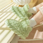 Winter Package Heeled Waterproof Home Indoor And Outdoor Wear Cute High Helper Cotton Slippers - DanaFashionstore