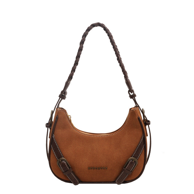 Retro Underarm Baguette Shoulder Selenodont Bag - Dana Fashion