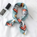 Fashionable All-match Satin Artificial Silk Scarf - DanaFashionstore