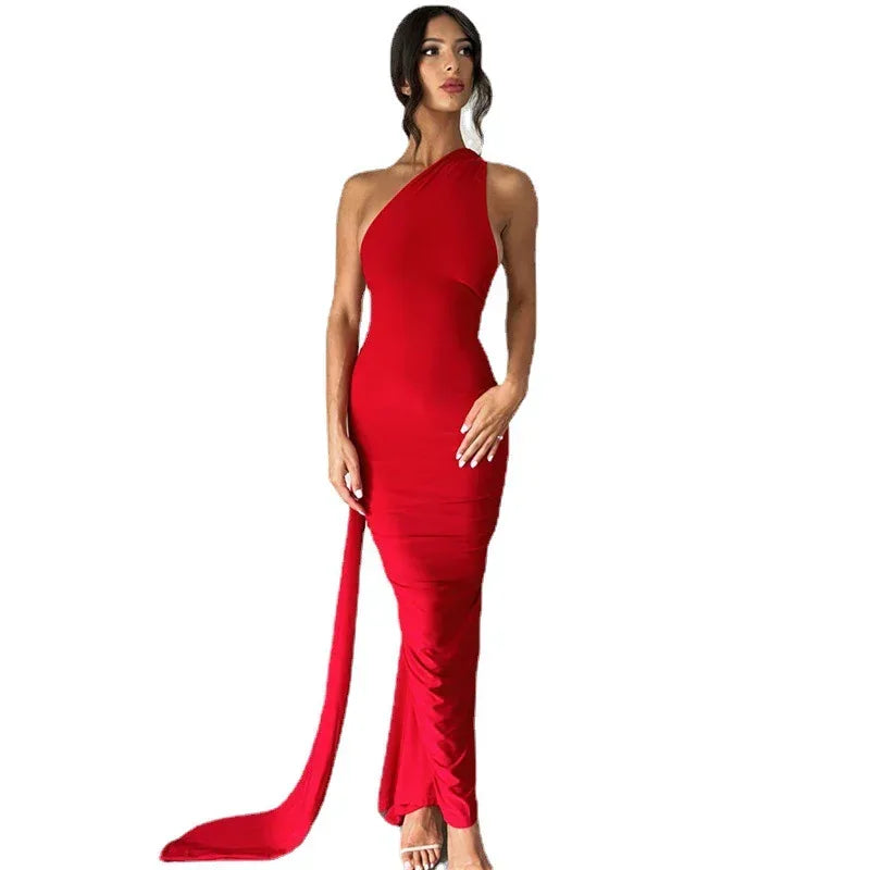Backless Halter Sheath Dress For Women - DanaFashionstore