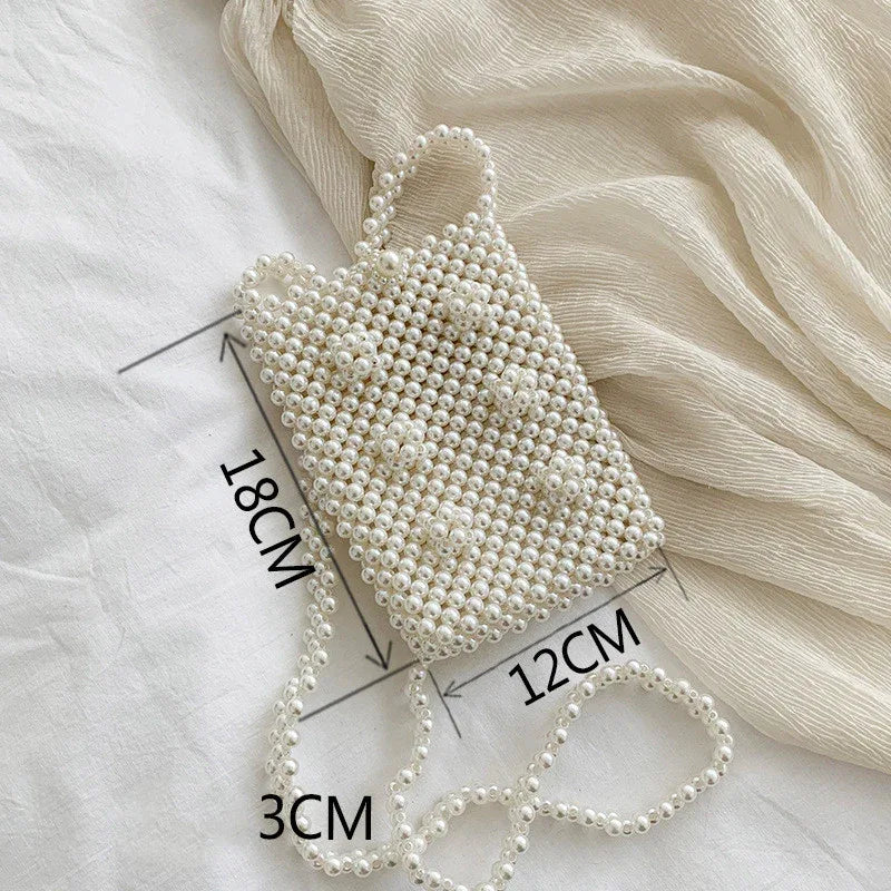 Pearl Bag Female Messenger Bag Wild Mini Retro Western Style Pearl - DanaFashionstore