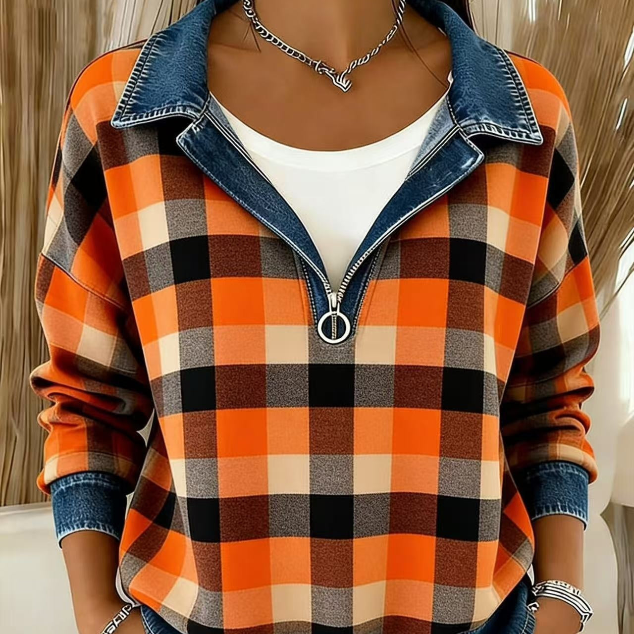 Womens Autumn Winter Fashionable All-Match Long-Sleeve Cardigan Top