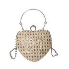 Women's Chain Bag High-grade Messenger Bag Heart Shape - DanaFashionstore