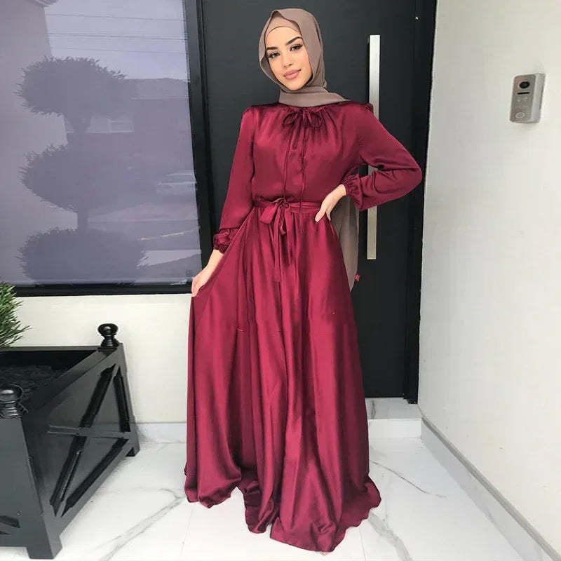 Middle East Saudi Muslim Dress - Elegant Cross-Border Islamic Abaya for Women - DanaFashionstore