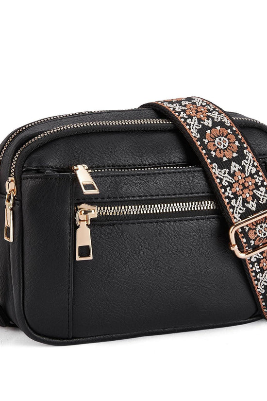 Cow Color Matching Multifunctional Zipper Crossbody Bag - DanaFashionstore