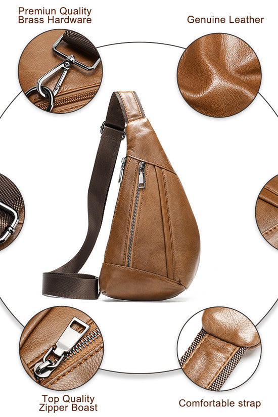 Shoulder Bag Leather Chest Bag Shoulder Messenger