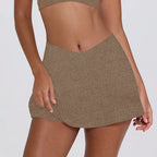 Shockproof High Elastic Brushed Fitness Tennis Skirt - DanaFashionstore