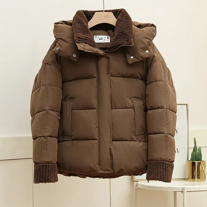 Hooded Padded Loose Cotton Jacket 2026 - Comfortable Winter Coat - DanaFashionstore