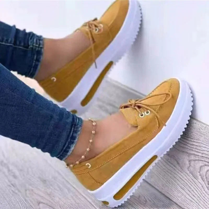 Casual Shoes Fashion Platform Heel Platform Peas Loafers - DanaFashionstore
