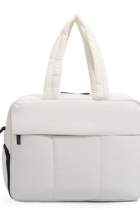 Down Handbags Winter Travel Duffle Bag With Shoes Compartment Portable Sports Yoga Gym Fitness Shoulder Bags For Weekender Overnight Tote Women