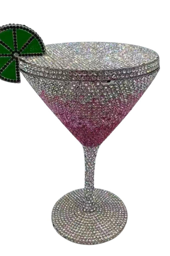 Cocktail Goblet Diamond Dinner Hand Bag - Dana Fashion
