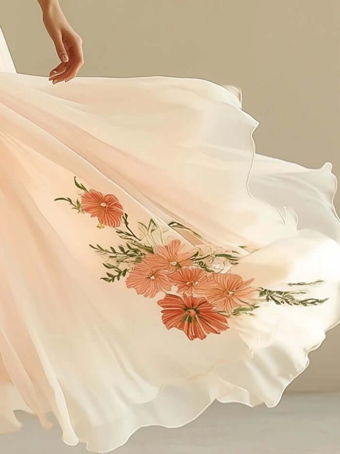 Women's V-neck Short-sleeved Digital Printing Positioning Long Dress $69.90 Dana Fashion Color: Pink Size: L Women's clothing Product information: Color: Pink Size: S,M,L,XL,XXL Main composite material: Polyester Note: 1. Asian sizes are 1 to 2 sizes smal