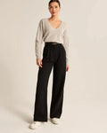Pocket High Waist Wide-leg Casual Pants Women - DanaFashionstore