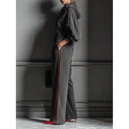 Loose-fitting Casual Long-sleeve Hoodie With Matching Casual Pants