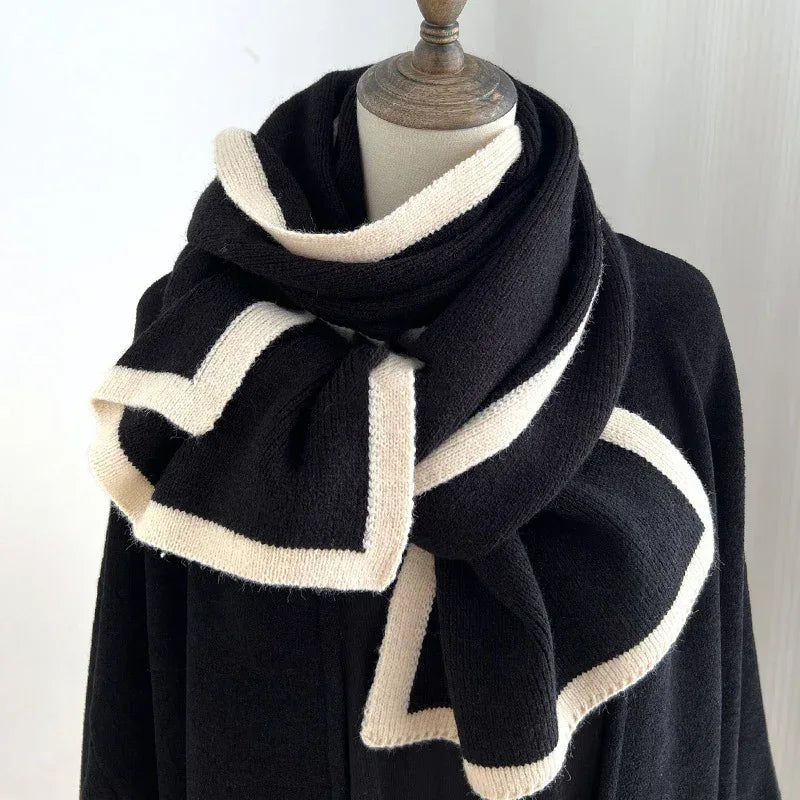 Color Matching Scarf Knitted Wool Scarf - DanaFashionstore