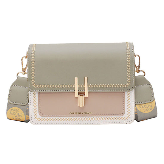 Niche Ins Internet Celebrity Women's Wide Strap Crossbody Bag - Dana Fashion