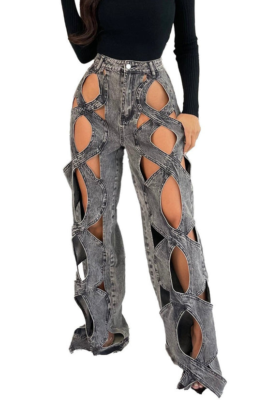 Casual Love Twist Jeans For Women