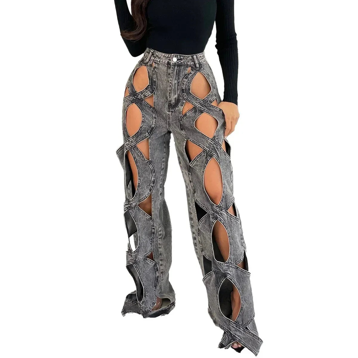 Casual Love Twist Jeans For Women - DanaFashionstore