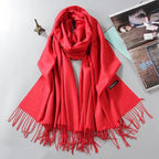 Fashion Cashmere Dual-use Shawl Warm Scarf - DanaFashionstore
