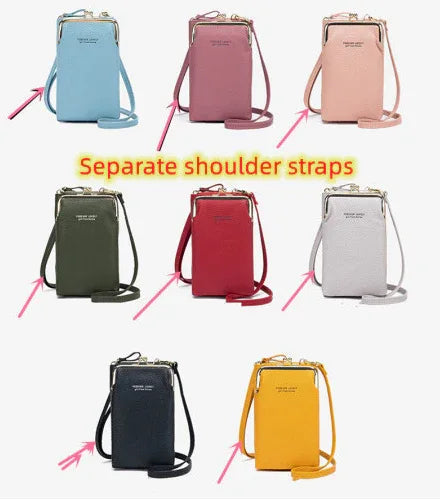 Fashion Lychee Pattern Solid Color Diagonal Shoulder Bag - DanaFashionstore