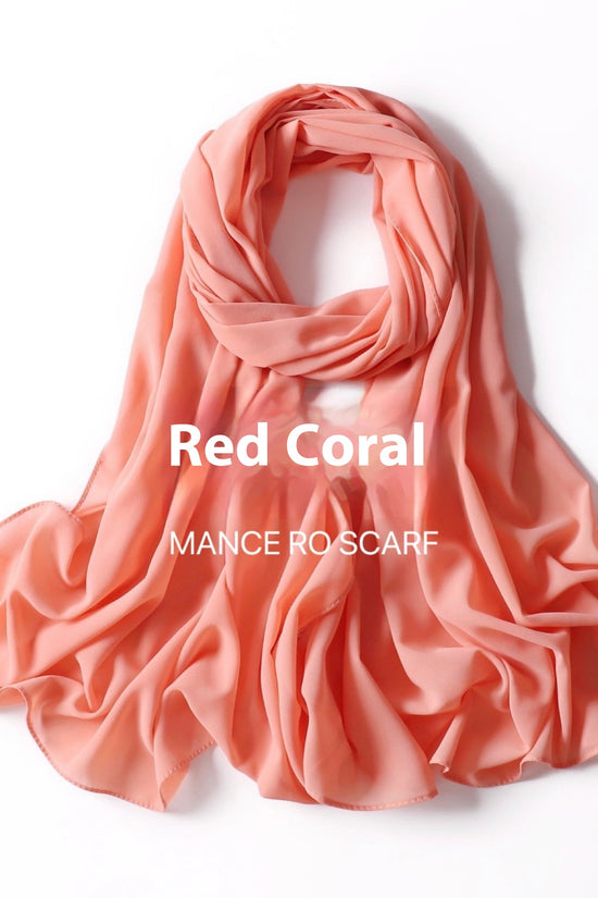 Pure Color Pearl Chiffon Scarf Headcloth Veil Chiffon Scarf