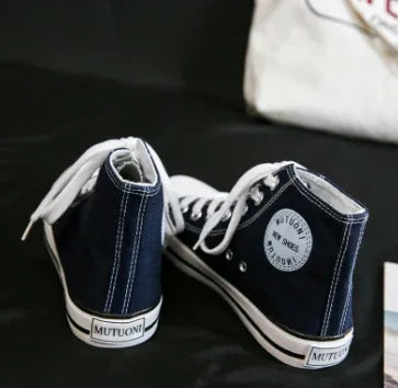 High-top canvas shoes - DanaFashionstore