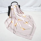 Digital Printed Square Silk Scarf - DanaFashionstore