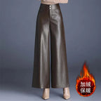 High Waist Thickened Loose Big Leg Straight All-matching Wide Leg Pants For Women - DanaFashionstore
