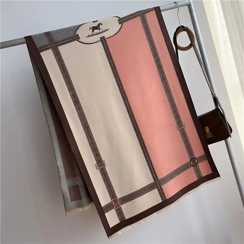 Women's Stitching Thickening Shawl Fashion - DanaFashionstore