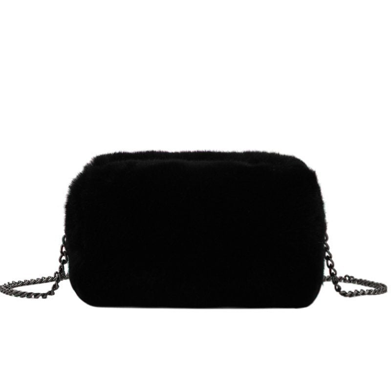 Women's Fashion Plush Chain Shoulder Bag - Dana Fashion