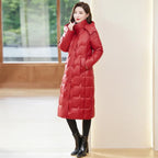 Down Cotton-Padded Coat 2025 - Long Below Knee Winter Jacket - DanaFashionstore