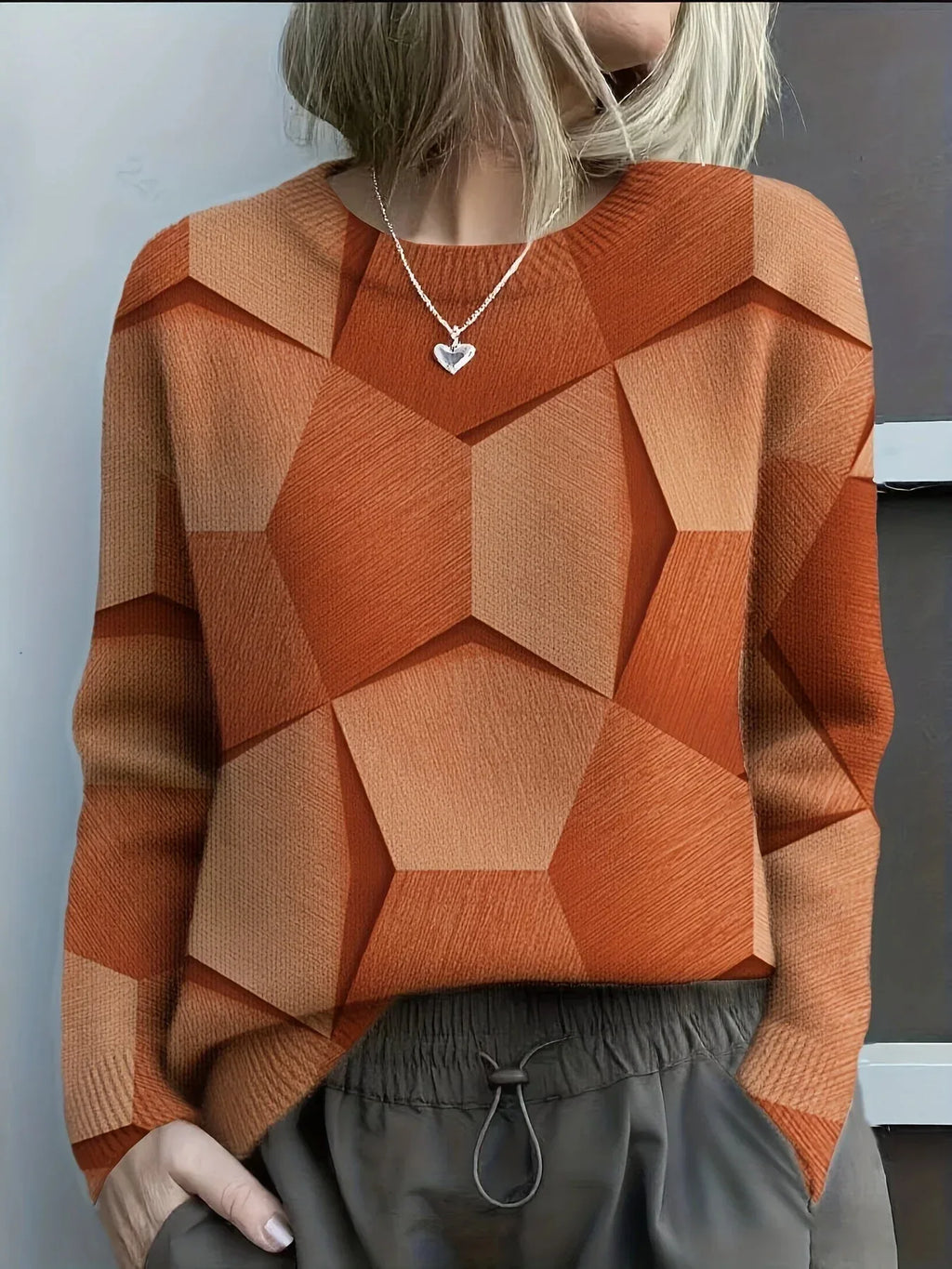 3D Digital Print Flannel Christmas Women's Round Neck Sweatshirt Autumn Winter - DanaFashionstore