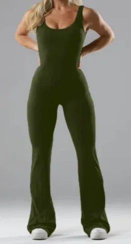 Slim Fit Hip Raise Jumpsuit Sexy Backless Exercise Yoga Clothes - DanaFashionstore