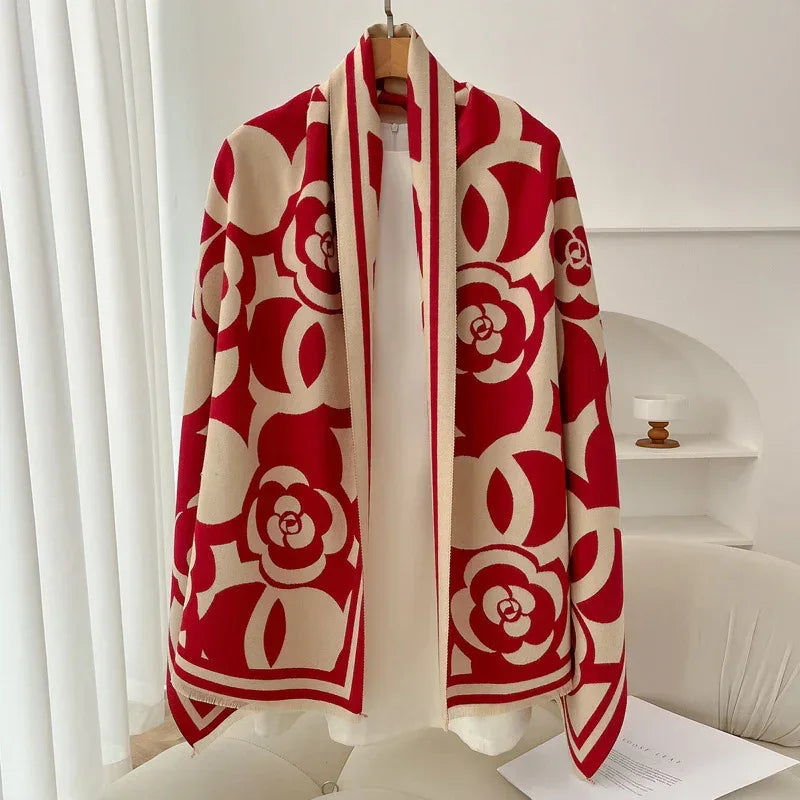 Retro High Sense Artificial Cashmere Scarf - DanaFashionstore