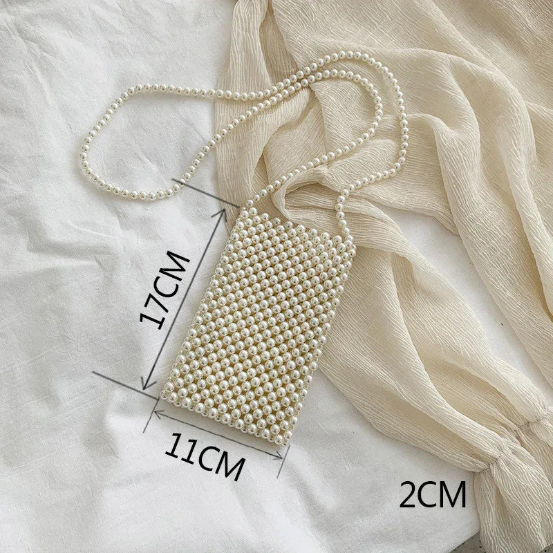 Pearl Bag Female Messenger Bag Wild Mini Retro Western Style Pearl - DanaFashionstore
