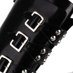 Autumn And Winter Thick Bottom High-heeled Belt Buckle - DanaFashionstore