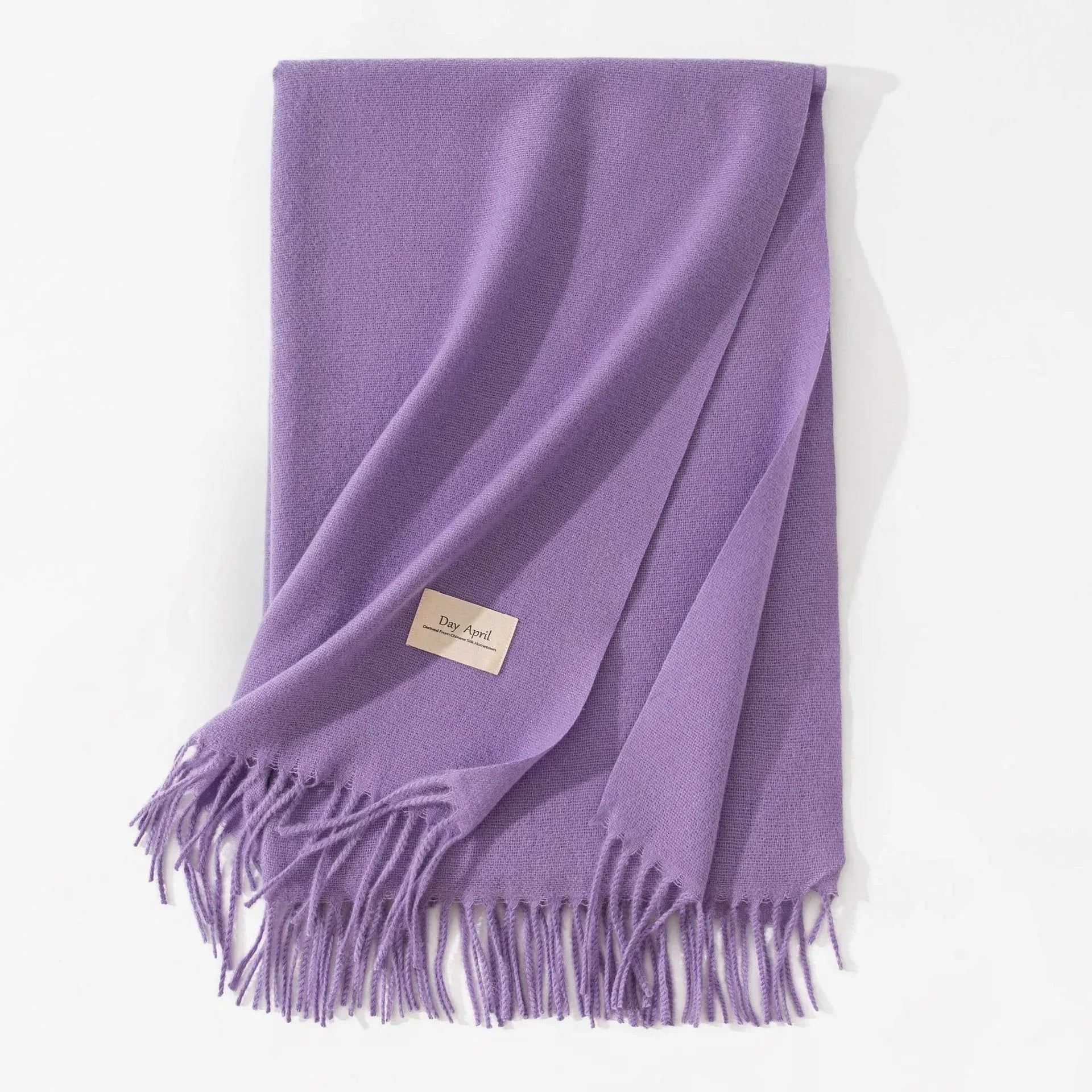 Pure Color Artificial Cashmere Scarf Women's Winter High-grade Shawl - DanaFashionstore