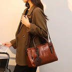 New Retro Contrasting Color Large Capacity Bag - DanaFashionstore