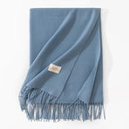 Pure Color Artificial Cashmere Scarf Women's Winter High-grade Shawl - DanaFashionstore