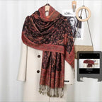 Bohemian Vintage Tassel Cashew Embroidery Ethnic Style Talma - DanaFashionstore