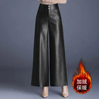 High Waist Thickened Loose Big Leg Straight All-matching Wide Leg Pants For Women - DanaFashionstore