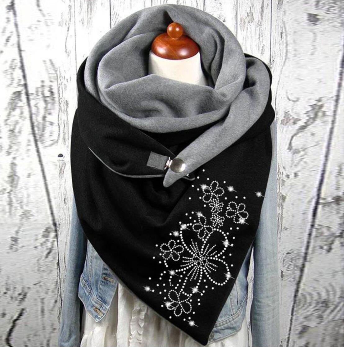 Women's Fashion Leisure Warm Clip Scarf