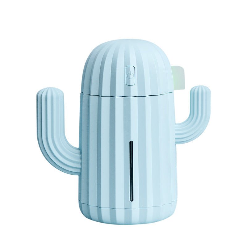 Cactus Wireless Humidifier Rechargeable $35.99 Dana Fashion Color: Blue style: Charging Beauty Tools Material: ABS + PP + PET + Electronic Components Product size: 79 * 140 * 147mm Product Packing: 80 * 141 * 148mm Water tank capacity: 340 ml Spray quanti