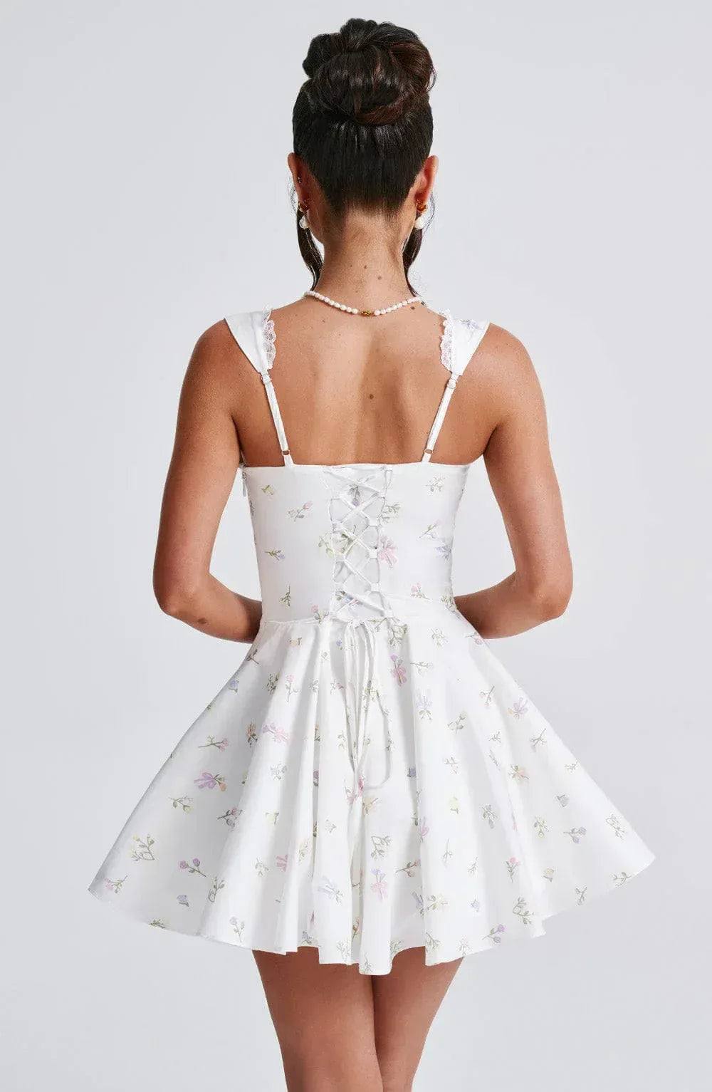 Tailored Backless Dress Women 2026 - Floral High Waist Summer Dress - DanaFashionstore