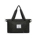 Foldable Travel Duffle Bag With Rhombus Sewing Design Large Capacity Fitness Handbag Portable Versatile Shoulder Bags Expandable Organizer - DanaFashionstore
