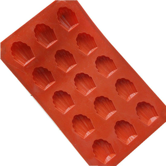 cake mold 15 shell cake baking pan silicone cake mold $9.52 Dana Fashion Color: Photo Color Dana's Kitchen Material: Silicone product description: (1) Use high-quality silicone material, and passed the FDA and SGS certification. (2) Withstand temperature